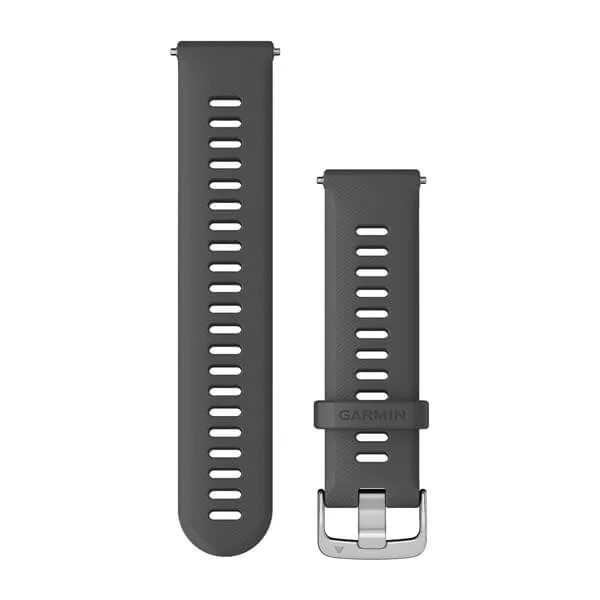 Garmin Quick Release horlogebandje (22 mm) Grijs met zilverkleurige gesp 010-11251-3C