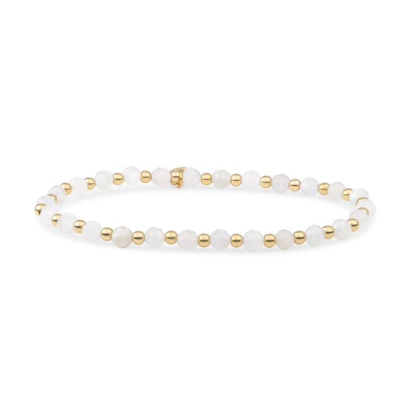 Sparkling Jewels Moonstone Interstellar Armband SBG-GEM54-3MM-MIX