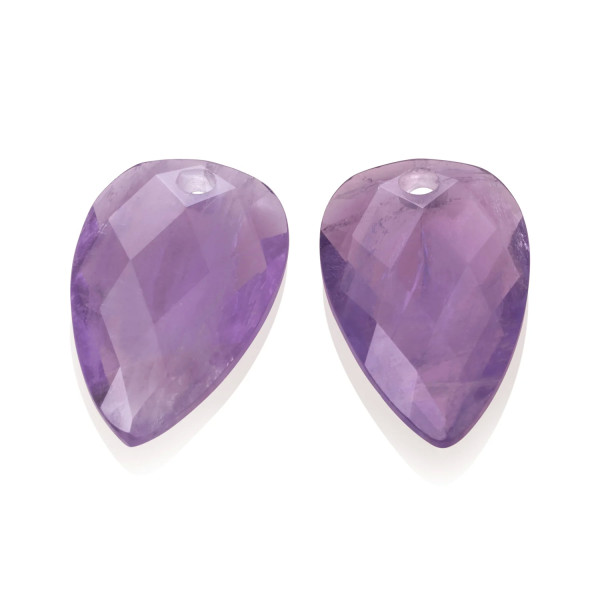 Sparkling Jewels Amethyst Blossom oorbel edelsten EAGEM05-BS
