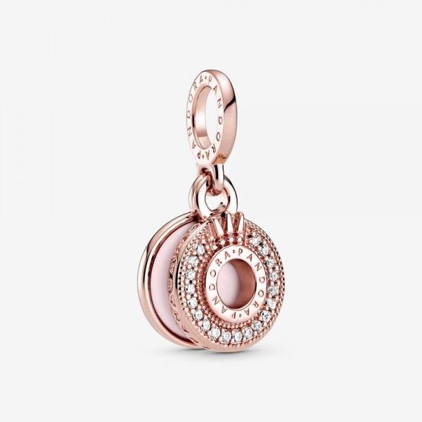 Pandora Signature - Hangbedel Roségoudkleurig Pavé Crown 789055C01