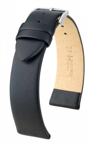 Hirsch Toronto Horlogeband L 12mm Zwart