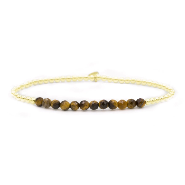 Sparkling Jewels Tiger Eye Universe armband SBG-GEM09-3MM-LINE