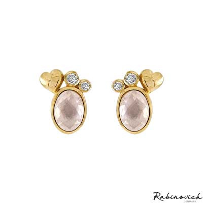 Rabinovich - Lovely 74805320 Goud Vergulde Oorknopjes
