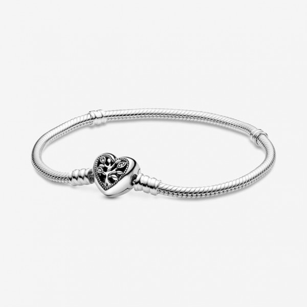 Pandora - Zilveren Snake Armband 598827C01-20 FamilyTree Hart