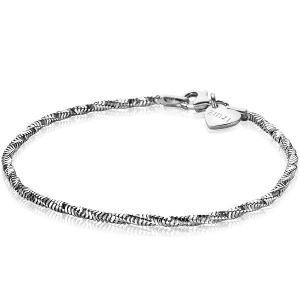 Zinzi - Zilveren Armband ZIA2151 Singapore Schakels