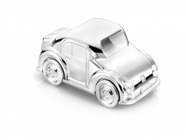 Zilverstad Spaarpot Auto Verzilverd