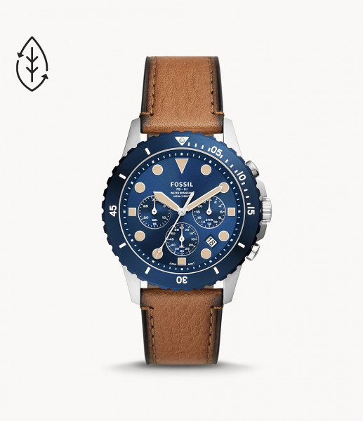 Fossil - FB-01 Chronograaf Tan Eco FS5914 Herenhorloge
