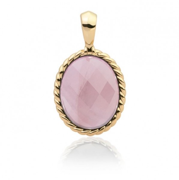 Sparkling Jewels Hanger Rosequartz SPG21-G13
