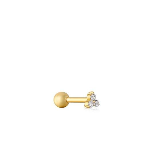 Ania Haie Trio Sparkle Barbell Single oorsteker E035-08G p.stuk