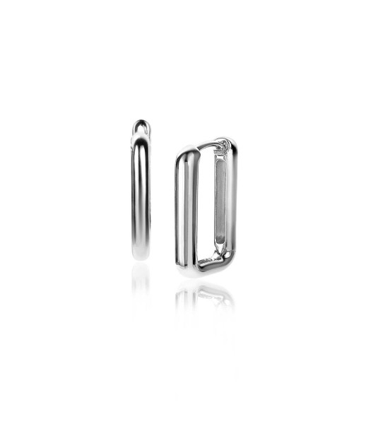 ZINZI zilveren luxe oorringen 15x2 mm in ovale vorm ZIO2221