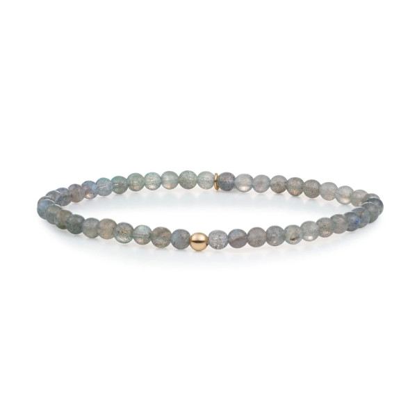Sparkling Jewels Labradorite Saturn small armband SBG-GEM18-ADD-4MM