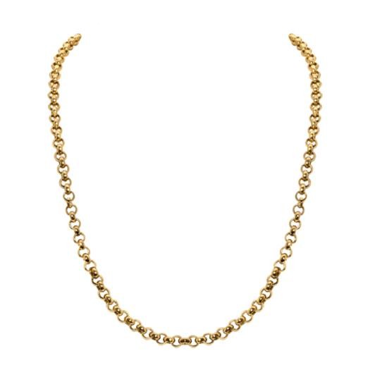 Sparkling Jewels Ketting SNGM080 Gold Plated Silver 80 cm