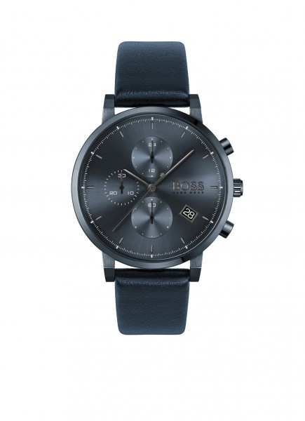 Hugo Boss - Integrity HB1513778 Herenhorloge - Blauw