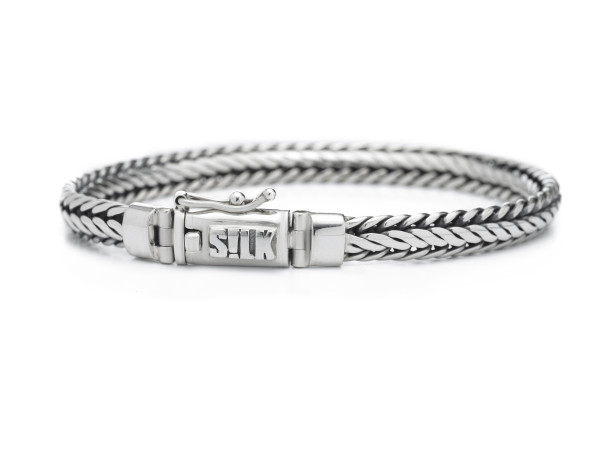 Silk Jewelry Armband zilver 345 21cm