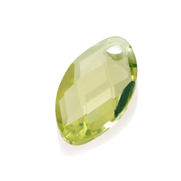 Sparkling Jewels Lemon Quartz Leaf ketting edelsteen PENGEM43-FCT-S