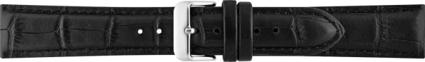 Horlogeband Kalfsleer met Alligator print 00085930 22 mm