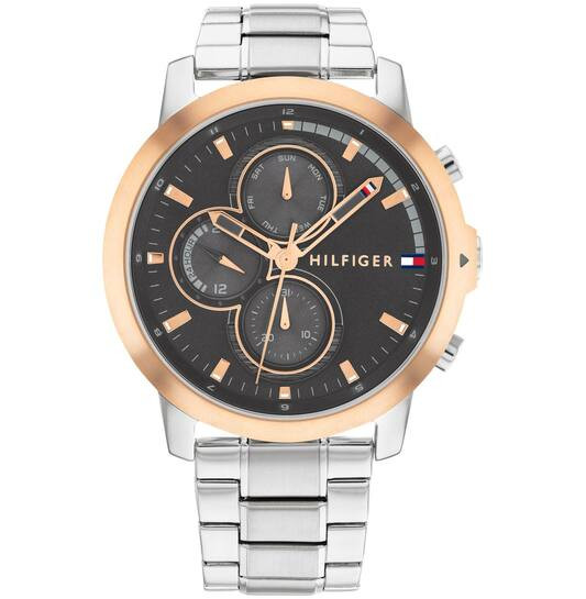 Tommy Hilfiger JAMESON Zilverkleurige Herenhorloge 46 mm TH1792050