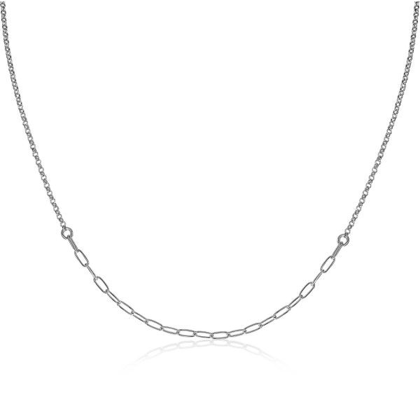 Zinzi - Zilveren Ketting ZIC1989 Schakels 2,3 Breed