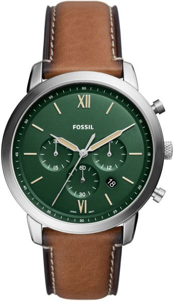 Fossil Neutra Herenhorloge met lederen band FS5963