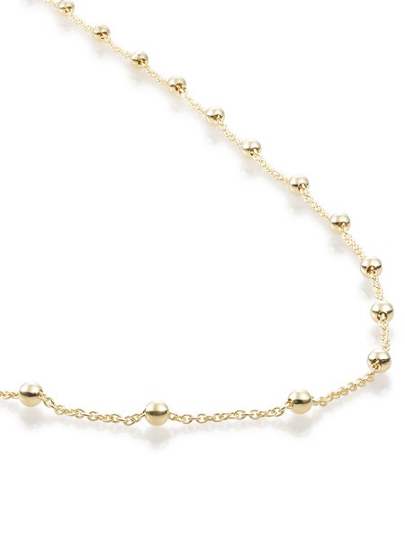 Sparkling Jewels - Collier SNBG050 Ball Chain Goudkleurig