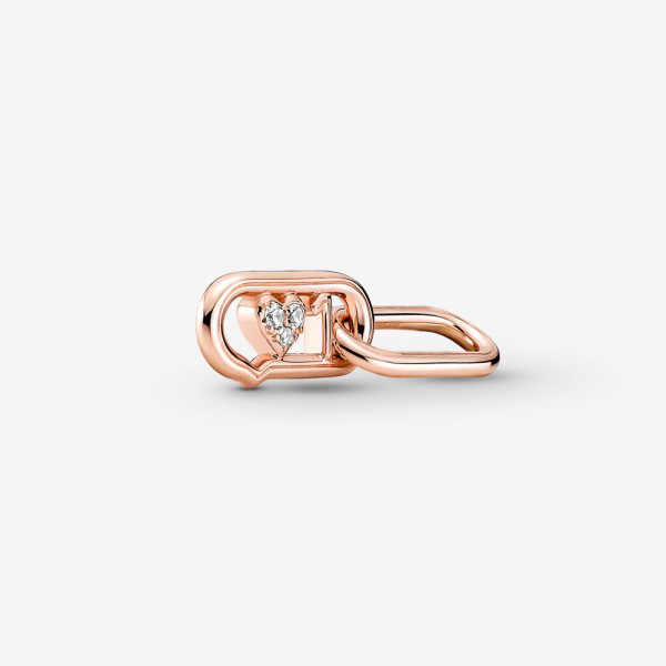 Pandora ME - Zilveren Double Link 781699C01 Love It - Rosékleurig