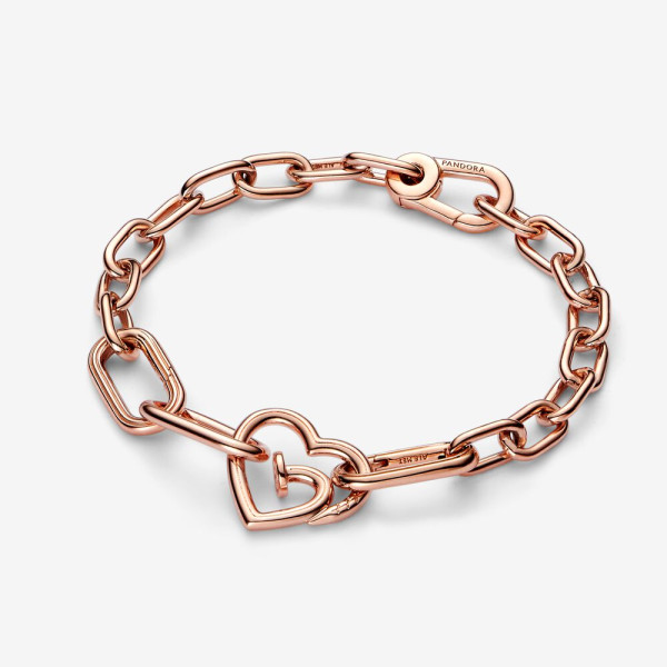 Pandora ME Spijkerhart dubbele styling schakel 782530C01