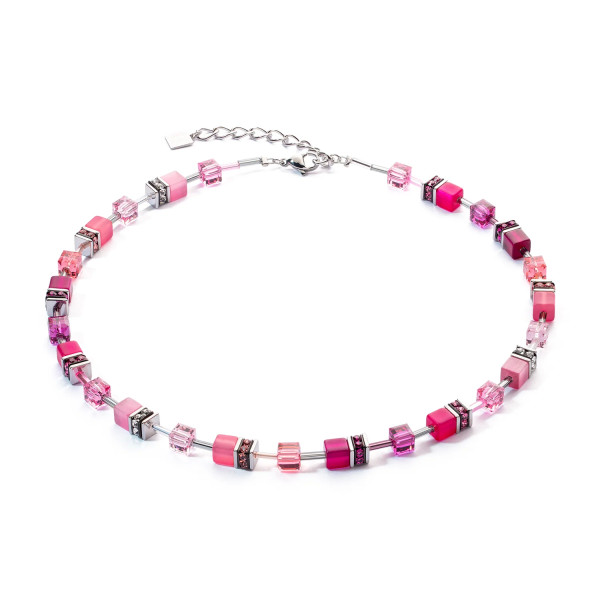 Coeur de Lion GeoCUBE VIVA Magenta Collier 2838/10-0422
