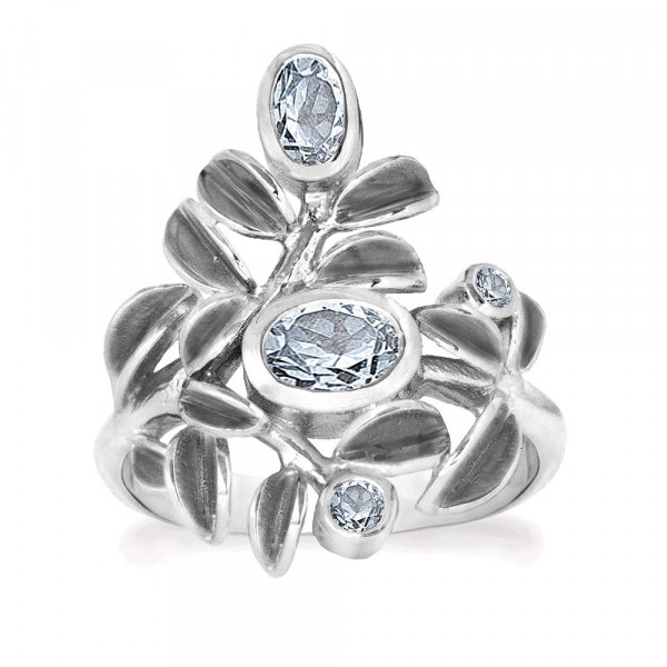 Rabinovich - Glowing Leaves 77603006 Zilveren Ring