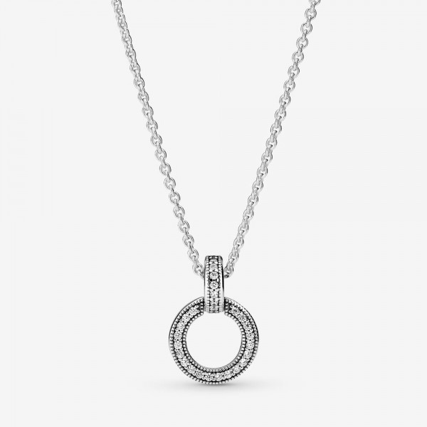 Pandora Collier Dubbele Cirkel Hanger 399487C01-45