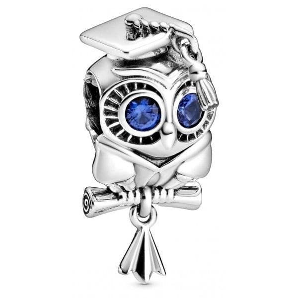Pandora Moments - Zilveren Bedel Uil Wijsheid Geslaagd 798907C01