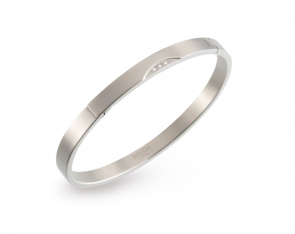 Boccia - Armband Titanium - 03006-02 - Diamant Briljant