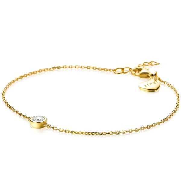 Zinzi - Goudkleurige Armband ZIA1393Y Zirkonia steen