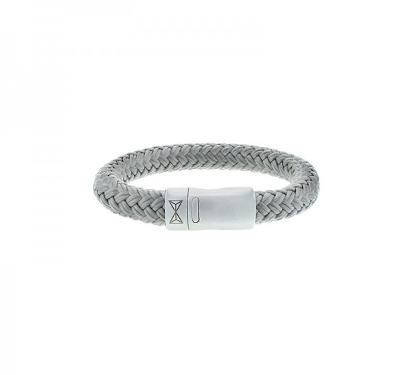 Aze Jewels - Armband AZ-BT001-C-195 Gevlochten Polyester - Grijs