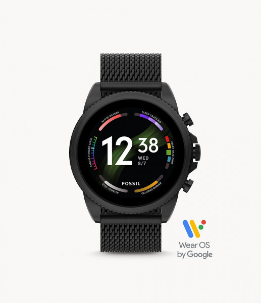 Fossil Smartwatch - Gen 6 FTW4066 Zwart Milanese Band