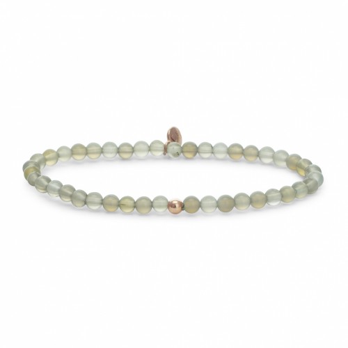 Sparkling Jewels Additional Damesarmband SB-GEM31-ADD-4mm Agaat Rosé