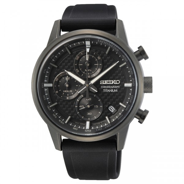 Seiko - Chronograaf SSB393P1 Herenhorloge - Zwart