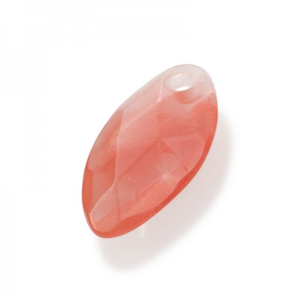 Sparkling Jewels - Leaf Cherry Quartz Small Ketting Edelsteen Facet - PENGEM25-FCT-S