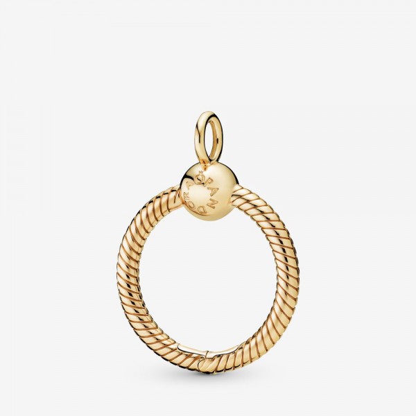 Pandora - Zilveren O-Hanger 368736C00 Goudkleurig