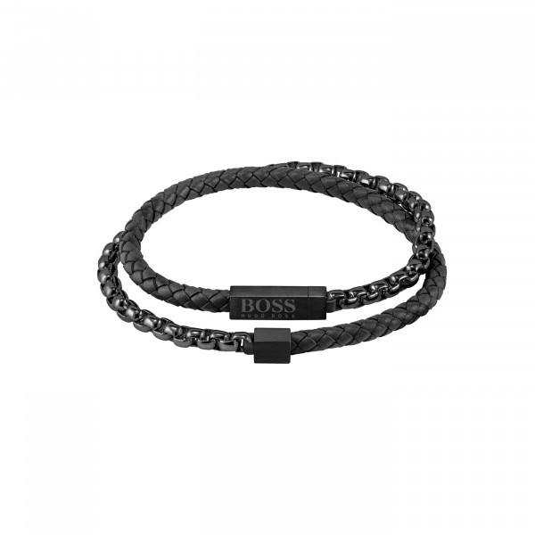 Hugo Boss - Dubbele Armband Zwart - HBJ1580150M