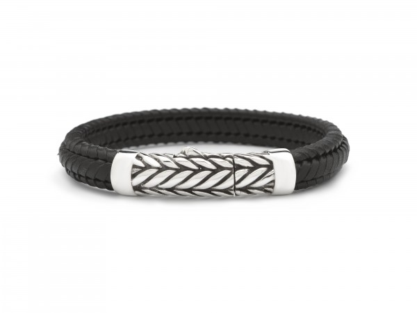 Silk - Zipp Armband 158BLK.21 Zwart