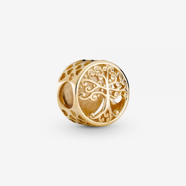 Pandora - Gouden Bedel 759132C00 Family Roots (14karaat goud)