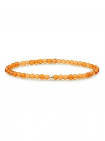 Sparkling Jewels - Armband SBG-GEM38-4MM Citrine Quartz Saturn
