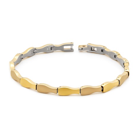 Boccia - Titanium Armband 03040-03 Goudkleurig