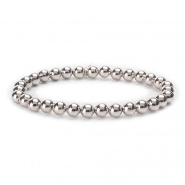 Sparkling Jewels Armband Saturn SB-S-6MM-ADD Silver Large