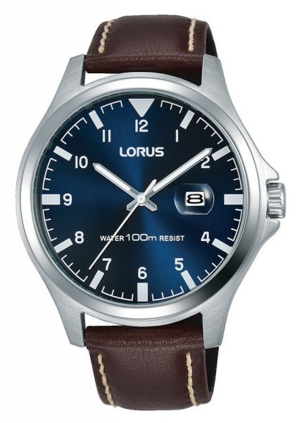 Lorus Herenhorloge Quartz Analoog RH963KX8 Zilverkleurig Blauw