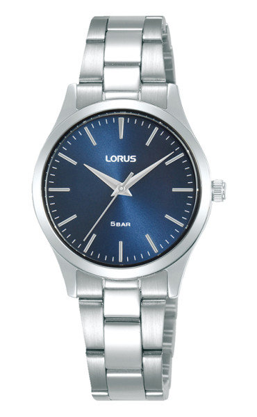 LORUS Dameshorloge Zilverkleurig-Blauw 28 mm RRX75HX9