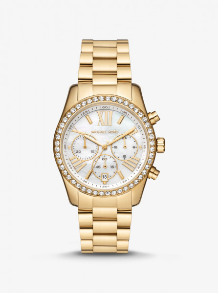 Michael Kors - Lexingron Pavé MK7241 Goudkleurig