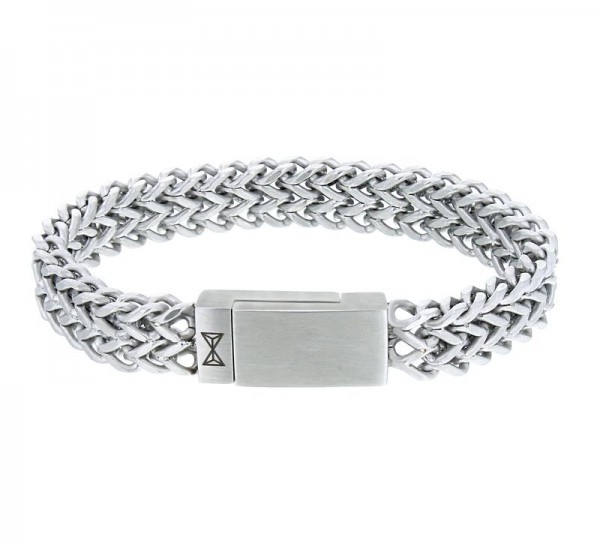 Aze Jewels - Armband AZ-BM003-A-210 Zilverkleurige Schakels