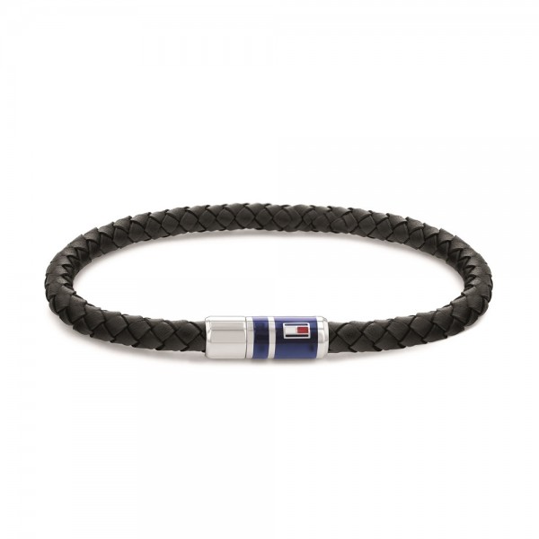 Tommy Hilfiger - Armband TJ2790293 Zwart Gevlochten Leer