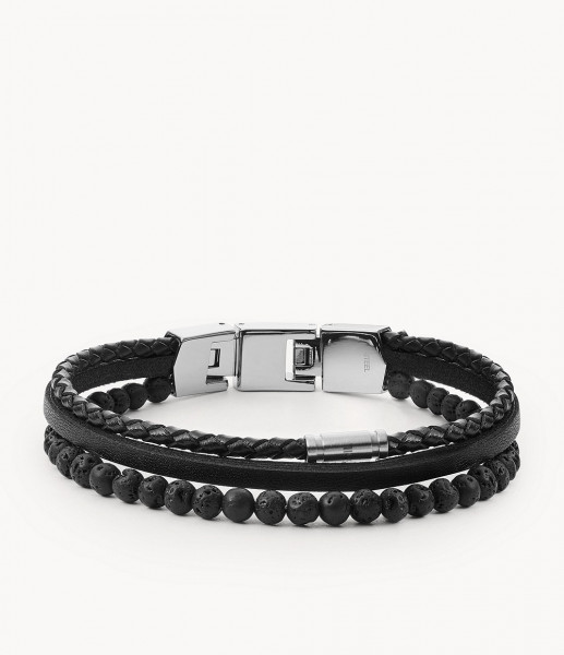 Fossil - Herenarmband JF03620040 Black Multilook